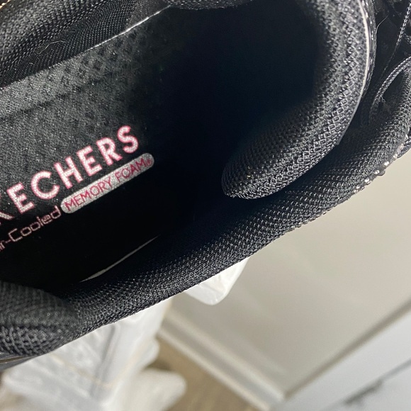 Skechers Black Sneakers with Iridescent and Studded Details - Picture 7 of 9